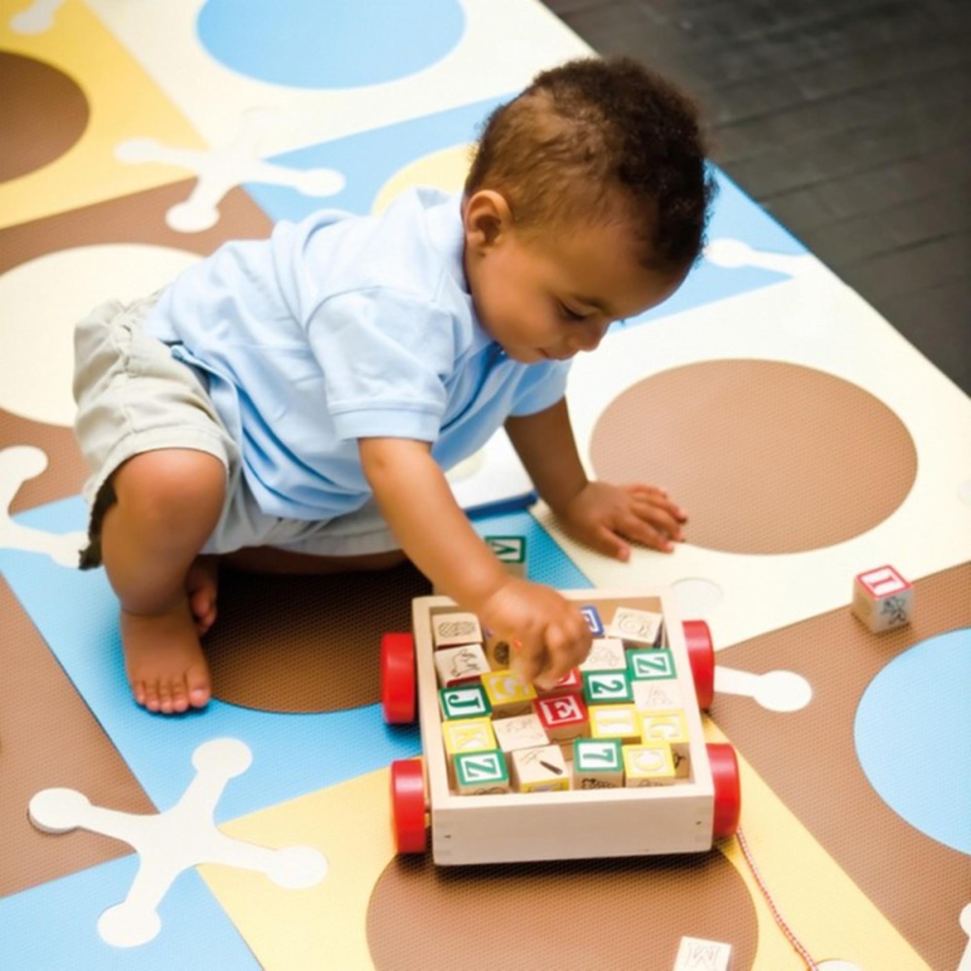 Skip Hop Playspot Foam Floor Tiles - Blue/Fold