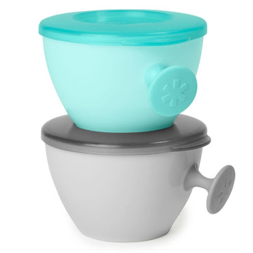 Skip Hop Easy Grab Bowls - Grey/Soft Teal