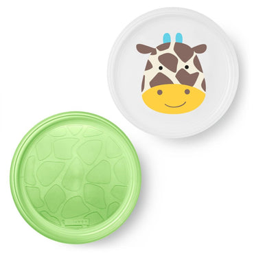 Skip Hop Zoo Smart Serve Non Slip Plates - Giraffe