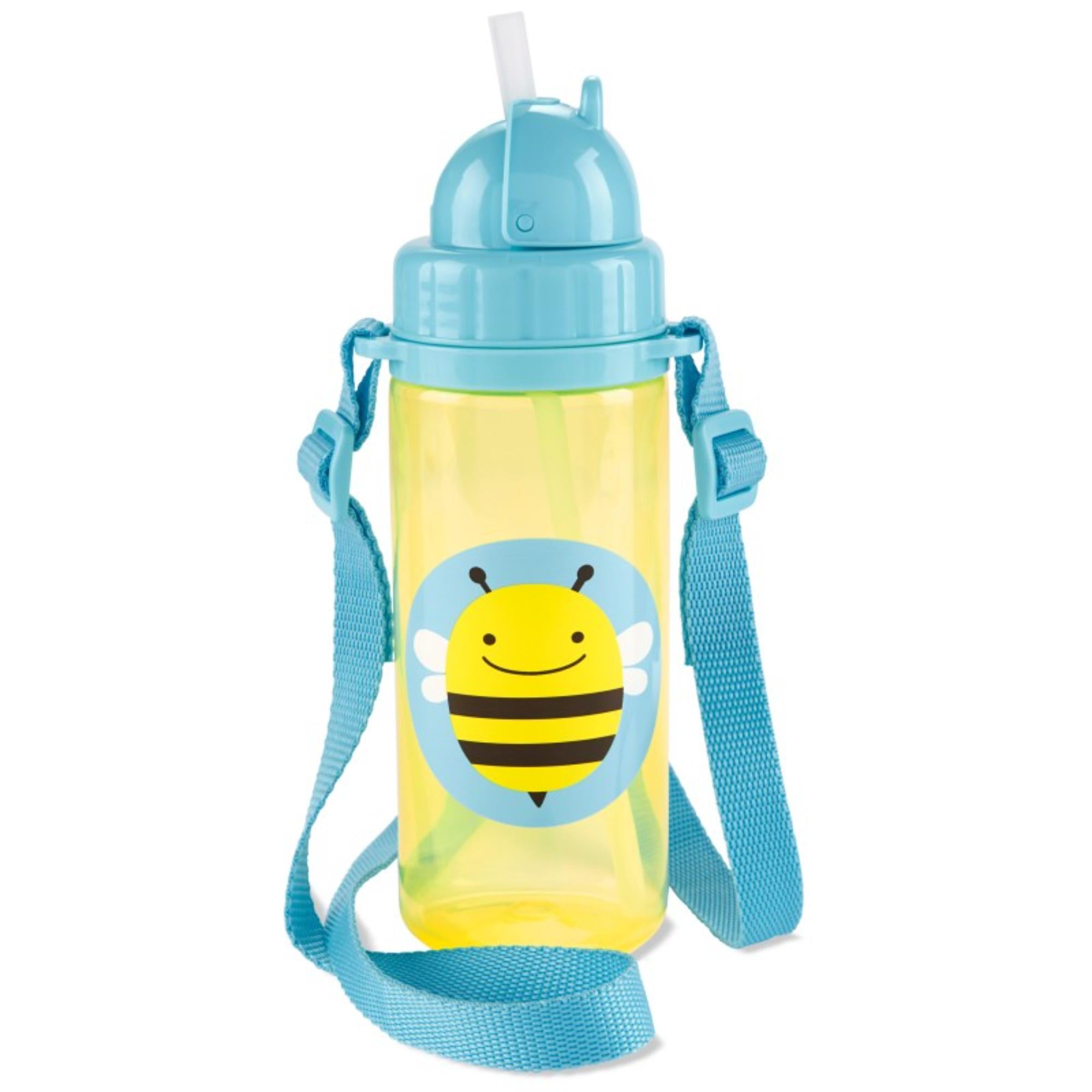 Skip Hop Zoo PP Straw Bottle (Long Strap) - Bee