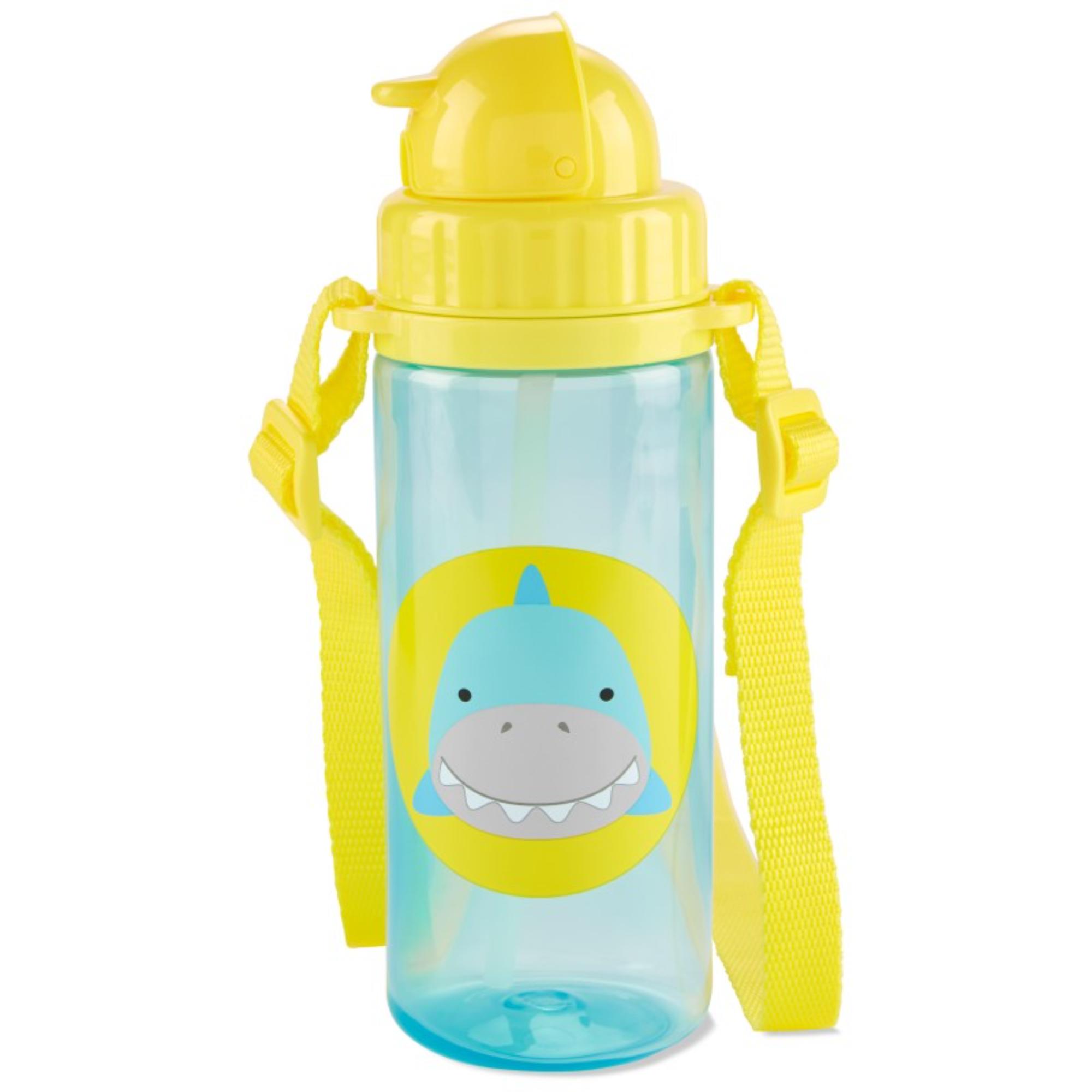 Skip Hop Zoo PP Straw Bottle (Long Strap) - Shark