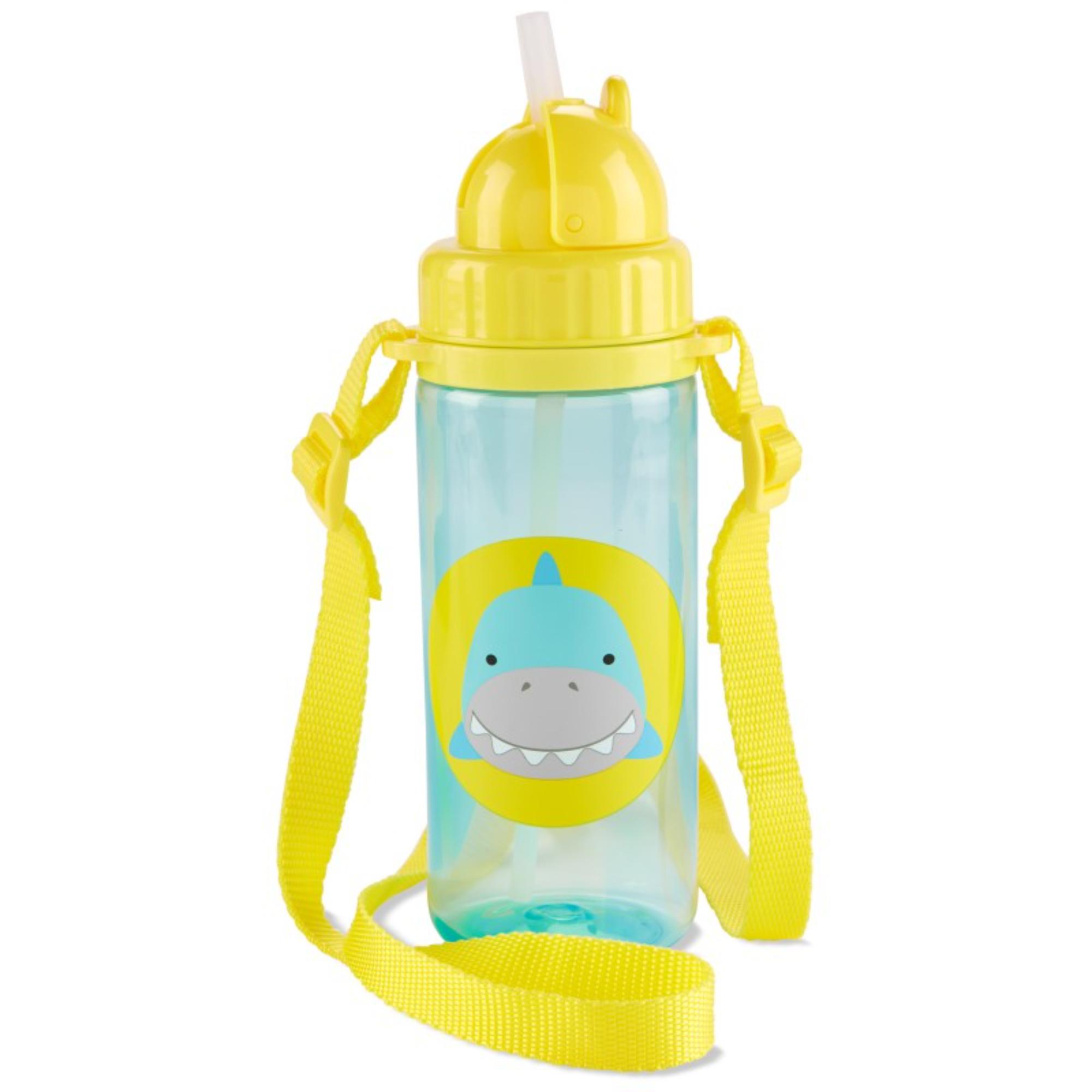 Skip Hop Zoo PP Straw Bottle (Long Strap) - Shark