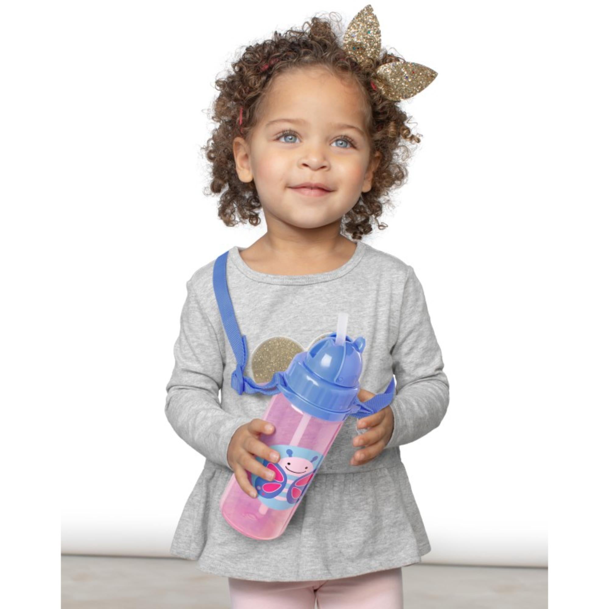 Skip Hop Zoo PP Straw Bottle (Long Strap) - Butterfly