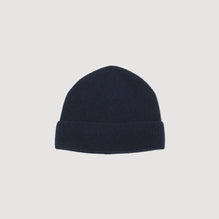 Men Cashmere Beanie - Navy Blue