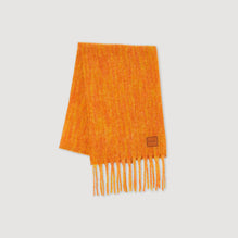 Men Marl Scarf - Orange