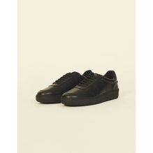 Men Leather Trainers - Black