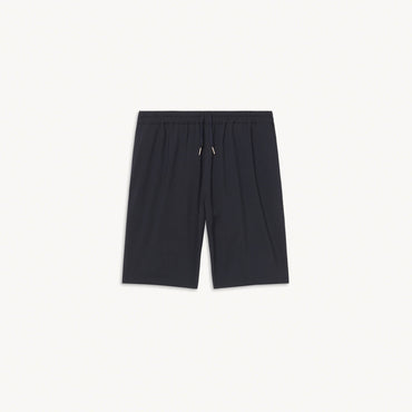 Men Shorts With Elasticated Waist - Dark Navy