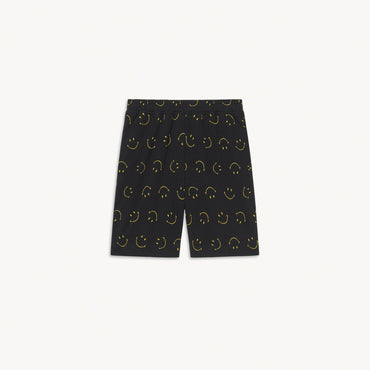 Men Smiley® Printed Shorts - Black