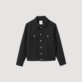 Men Wool Jacket - Black