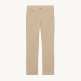 Men Slim-Fit Cotton Jeans - Ecru