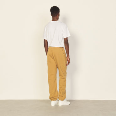 Men Joggers With Sandro Paris Embroidery - Camel