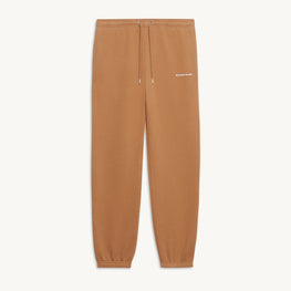 Men Joggers With Sandro Paris Embroidery - Camel