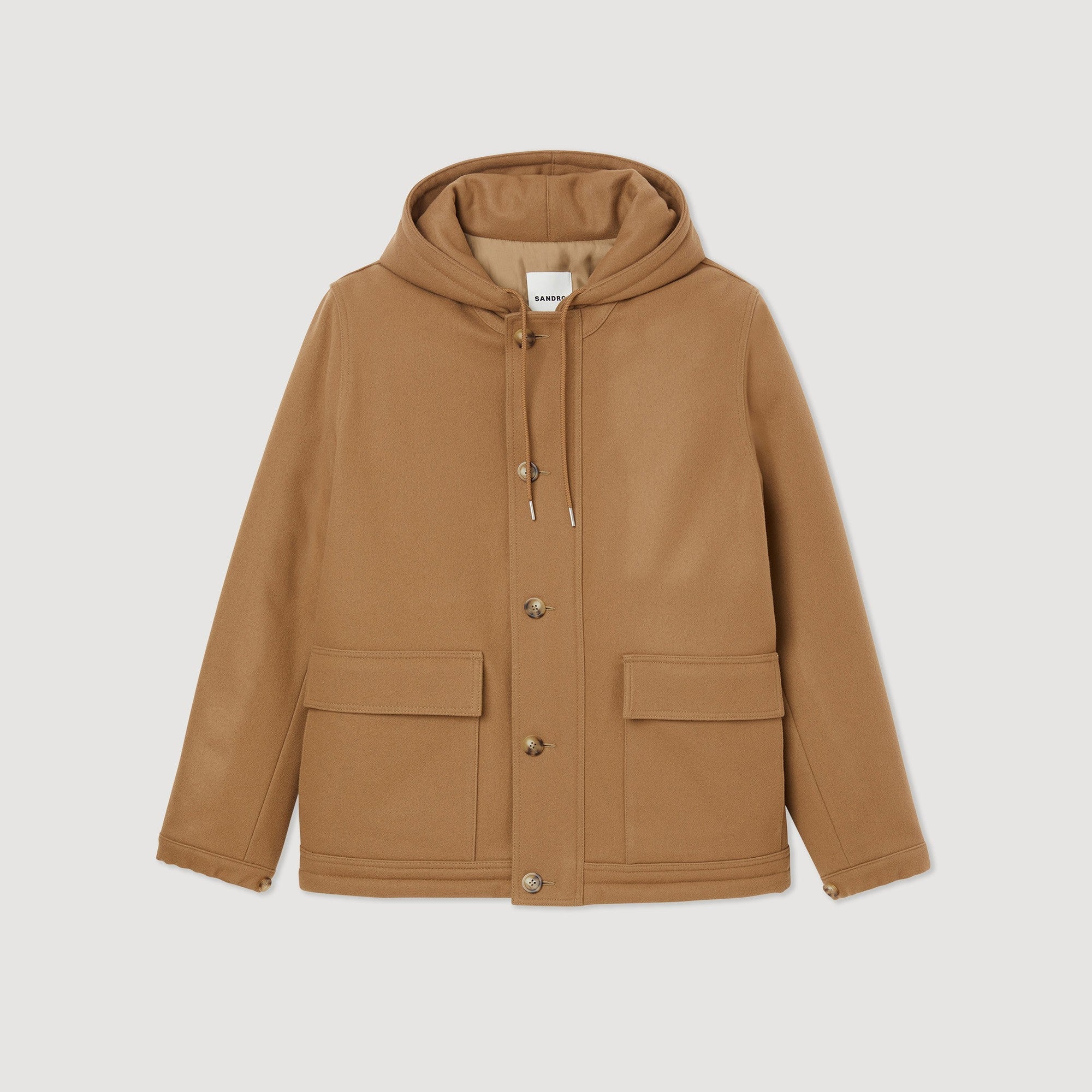 Men Wool Cloth Coat - Camel