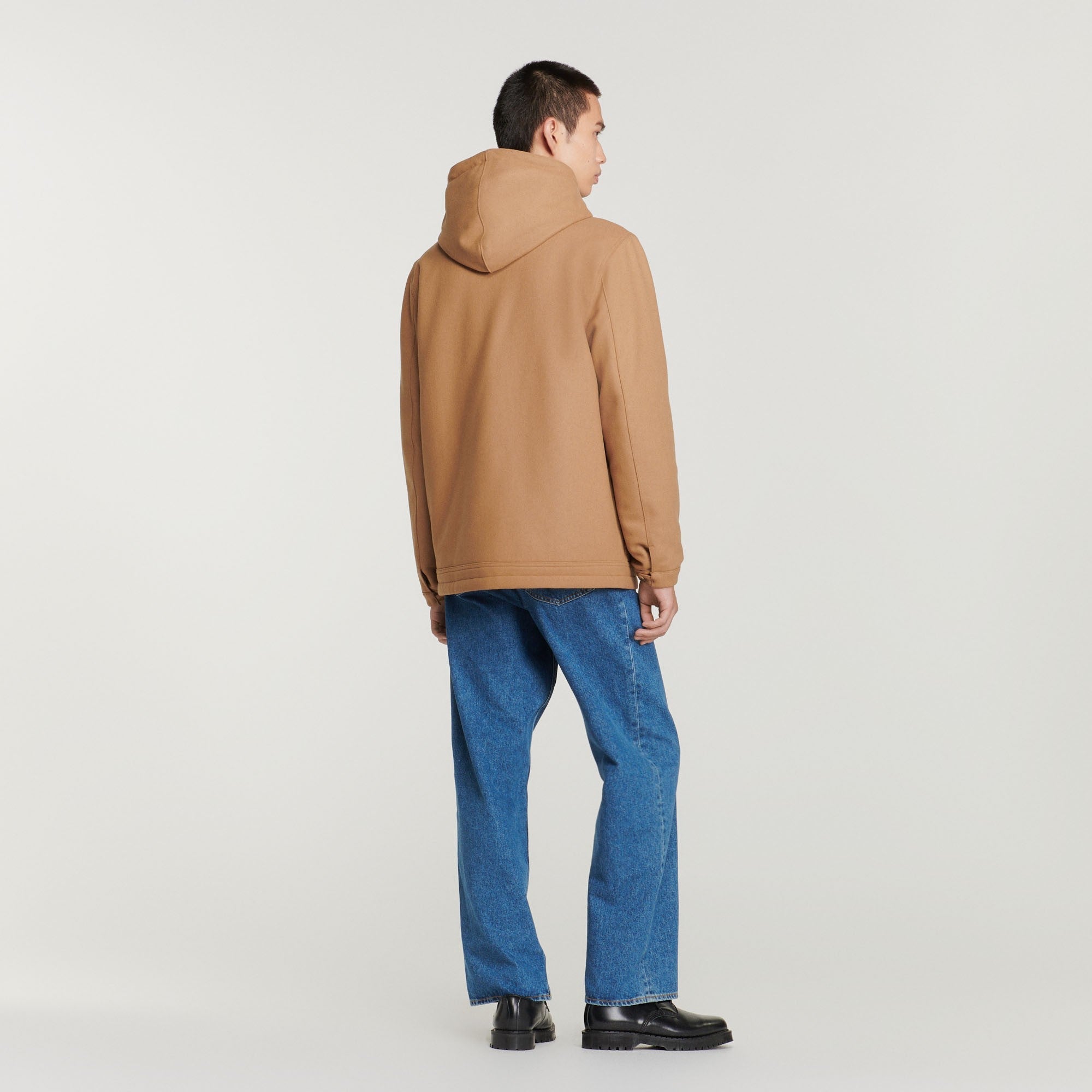 Men Wool Cloth Coat - Camel