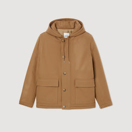 Men Wool Cloth Coat - Camel