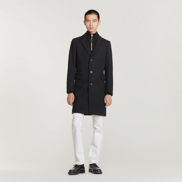 Men Coat - Black