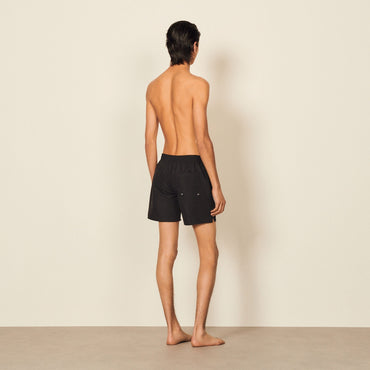 Men Swim Shorts - Black