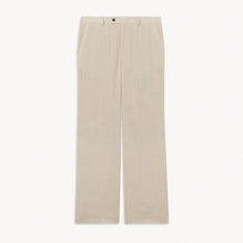 Men Linen Suit Trousers - Sand