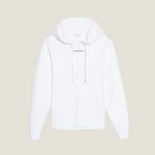 Men Hoodie Sweatshirt With Logo Embroidery - White