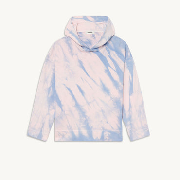 Men Tie-Dye Hoodie - Blue