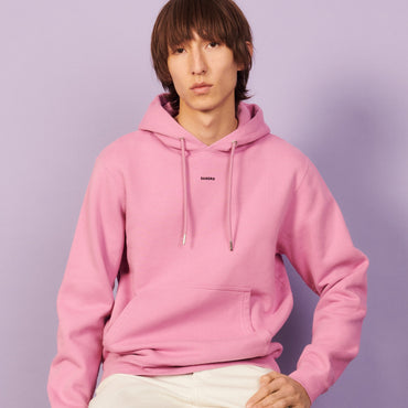 Men Men’S Organic Cotton Embroidered Hoodie - Pink