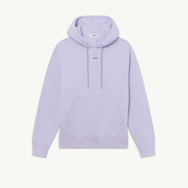 Men Organic Cotton Embroidered Hoodie - Mauve