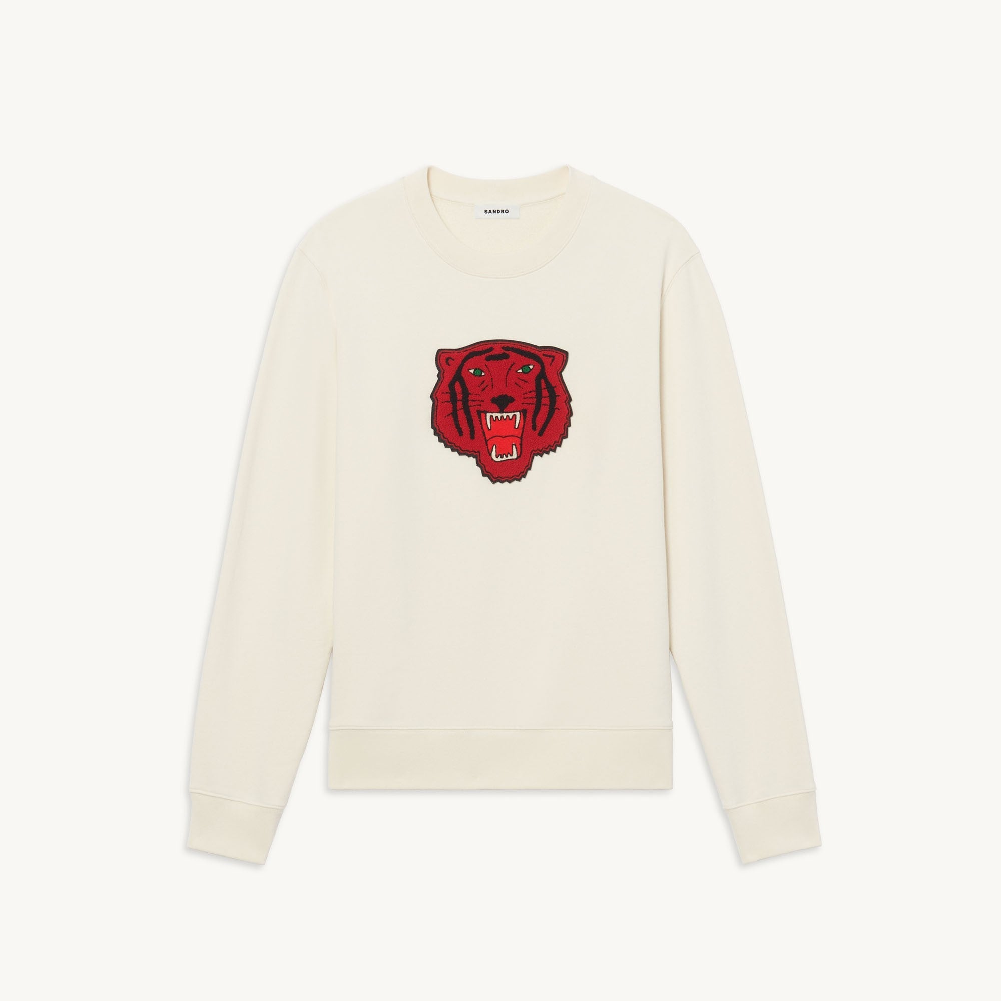 Men Sweatshirt With Patch - Off-White