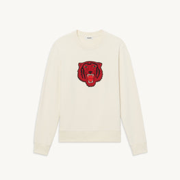 Men Sweatshirt With Patch - Off-White