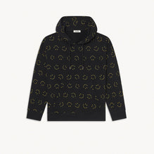 Men Smiley® Printed Hoodie - Black