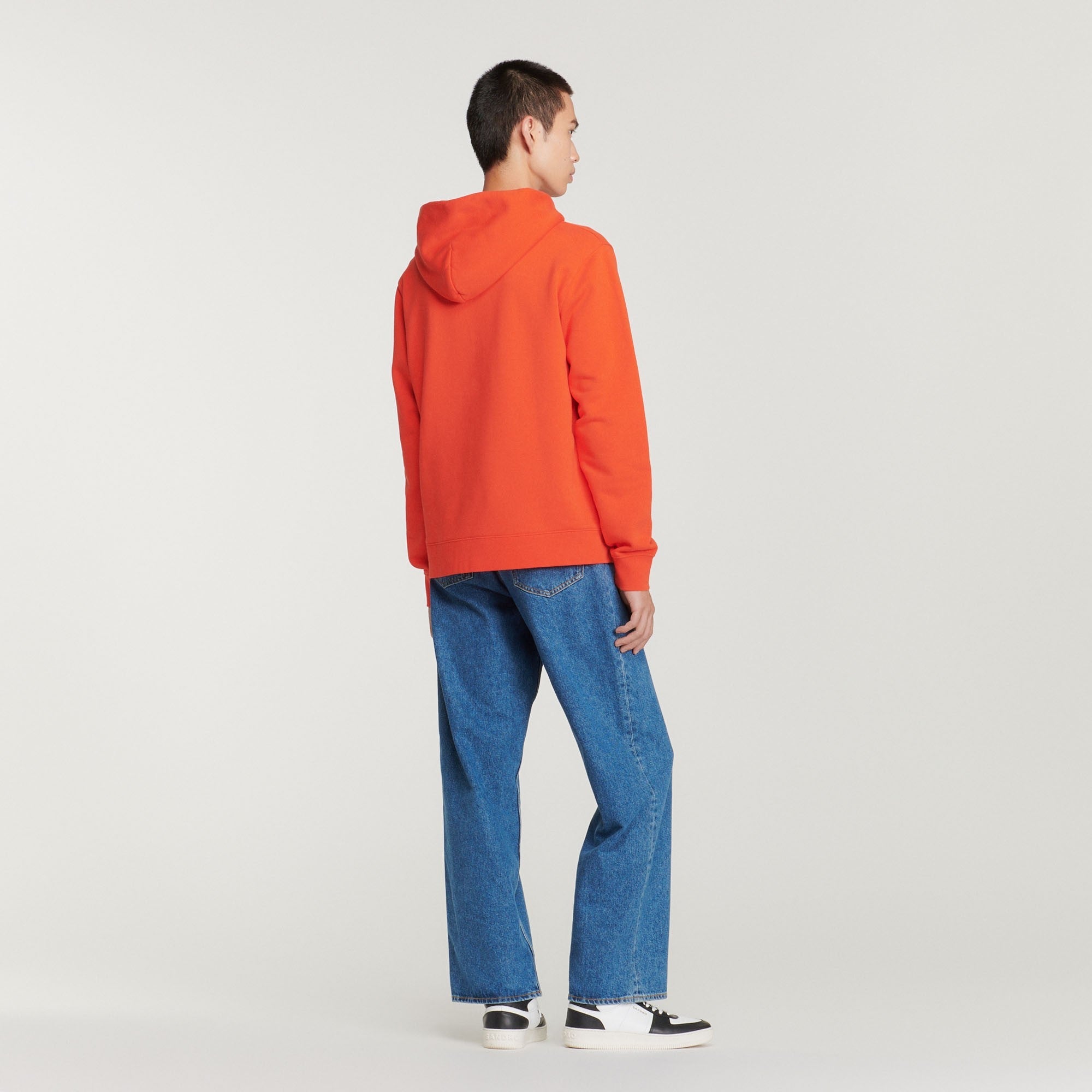 Men Sandro Hoodie - Orange