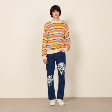 Men Striped Sweater - Multico 4