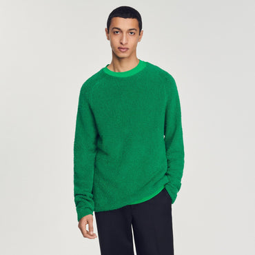 Men Long-Sleeved Sweater - Intense Green