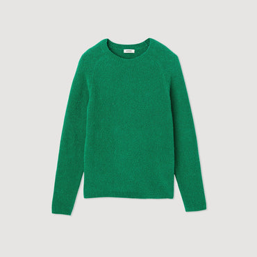 Men Long-Sleeved Sweater - Intense Green