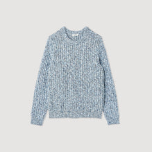 Men Wool Sweater - Sky Blue