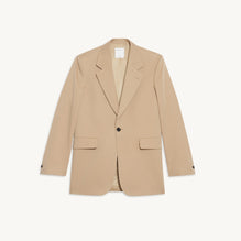 Men Cool Wool Suit Jacket - Beige