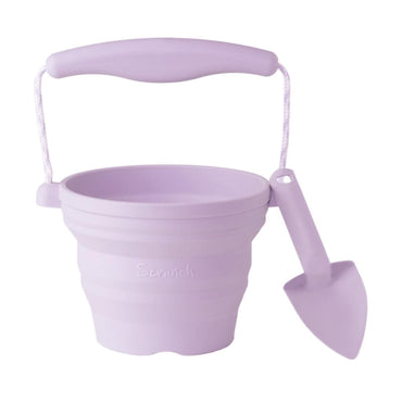 Scrunch Seedling Pot with Trowel - Dusty Light Purple / Lavender