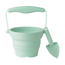 Scrunch Seedling Pot with Trowel - Dusty Light Green / Spearmint