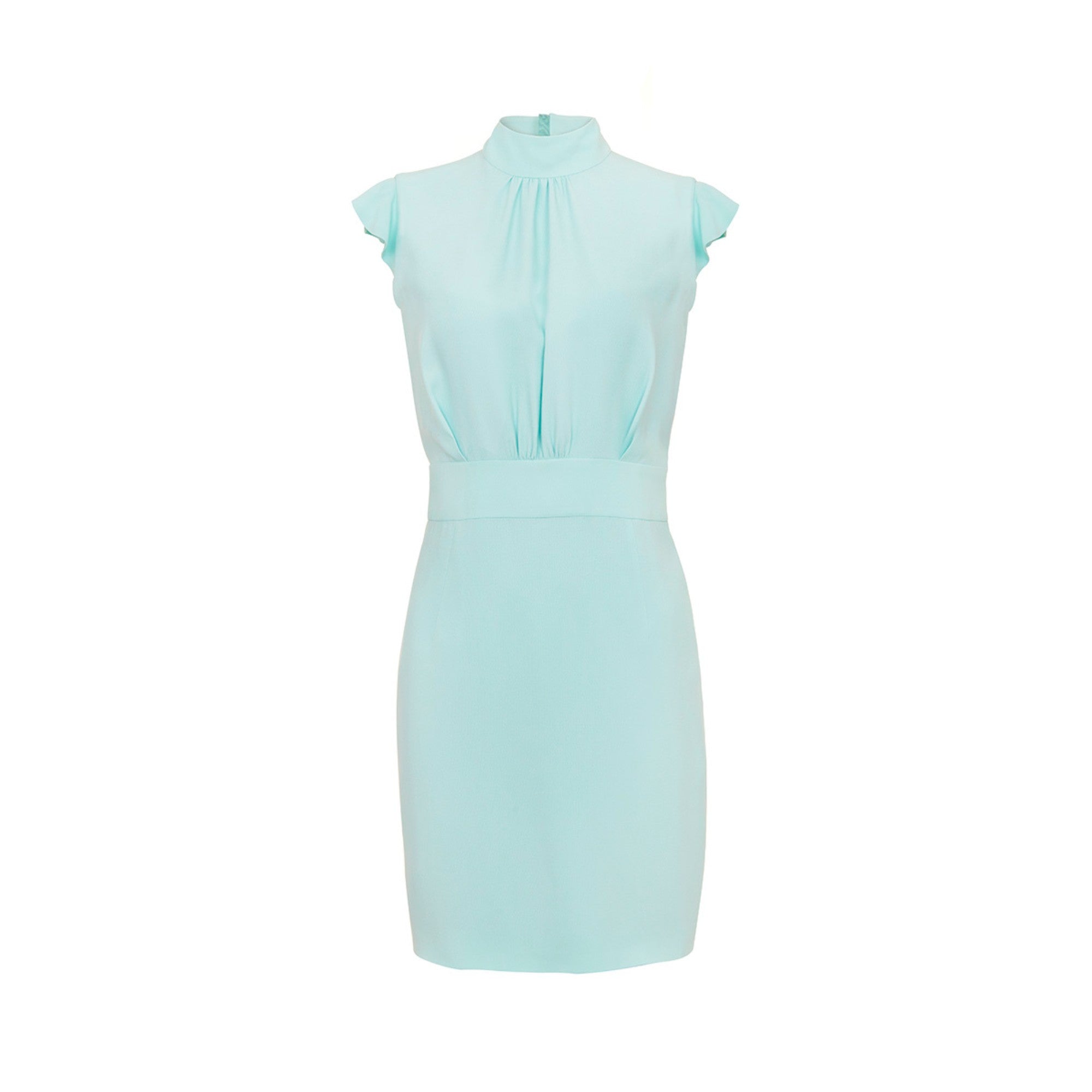 Women Cady Short Dress - Aqua