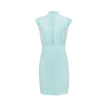 Women Cady Short Dress - Aqua