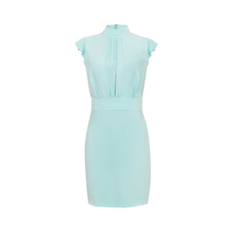 Women Cady Short Dress - Aqua