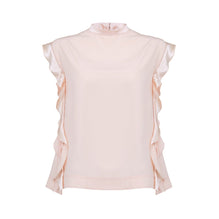 Women Satin Top - Nude