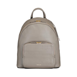 Musketeer Athos Medium Travel Backpack (USA Nappa Leather) - Taupe Grey