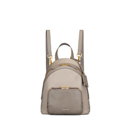 Musketeer Athos Small Crossbody Sling Mini Backpack (Water Resistant Nylon / USA Nappa Leather) - Taupe Grey