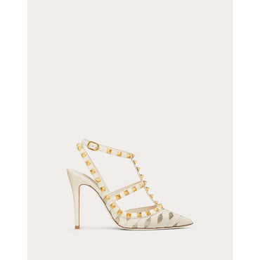 Women Rockstud Pump - Light Ivory/Carne
