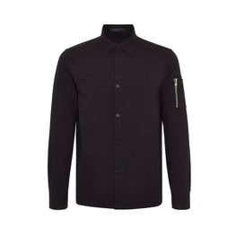 Men Shirt Jacket - Black