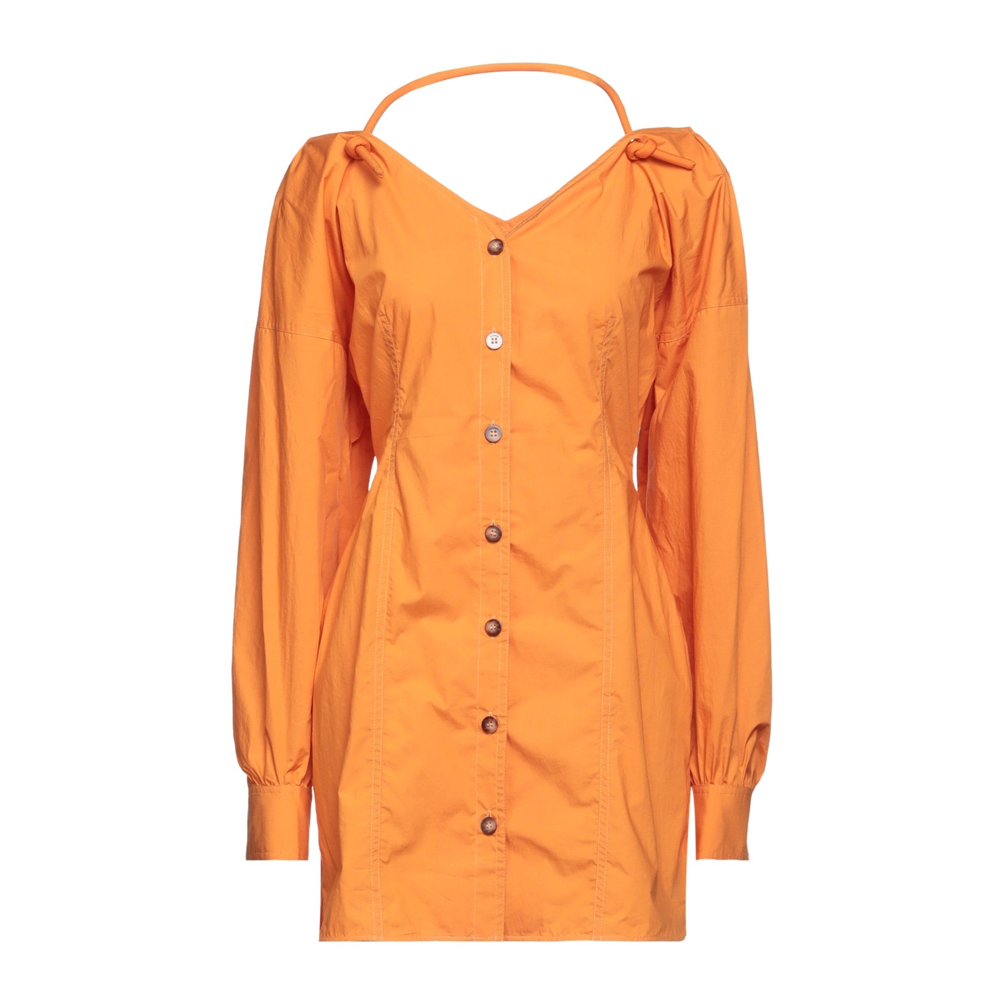 Women Nanushka Shirts - Orange