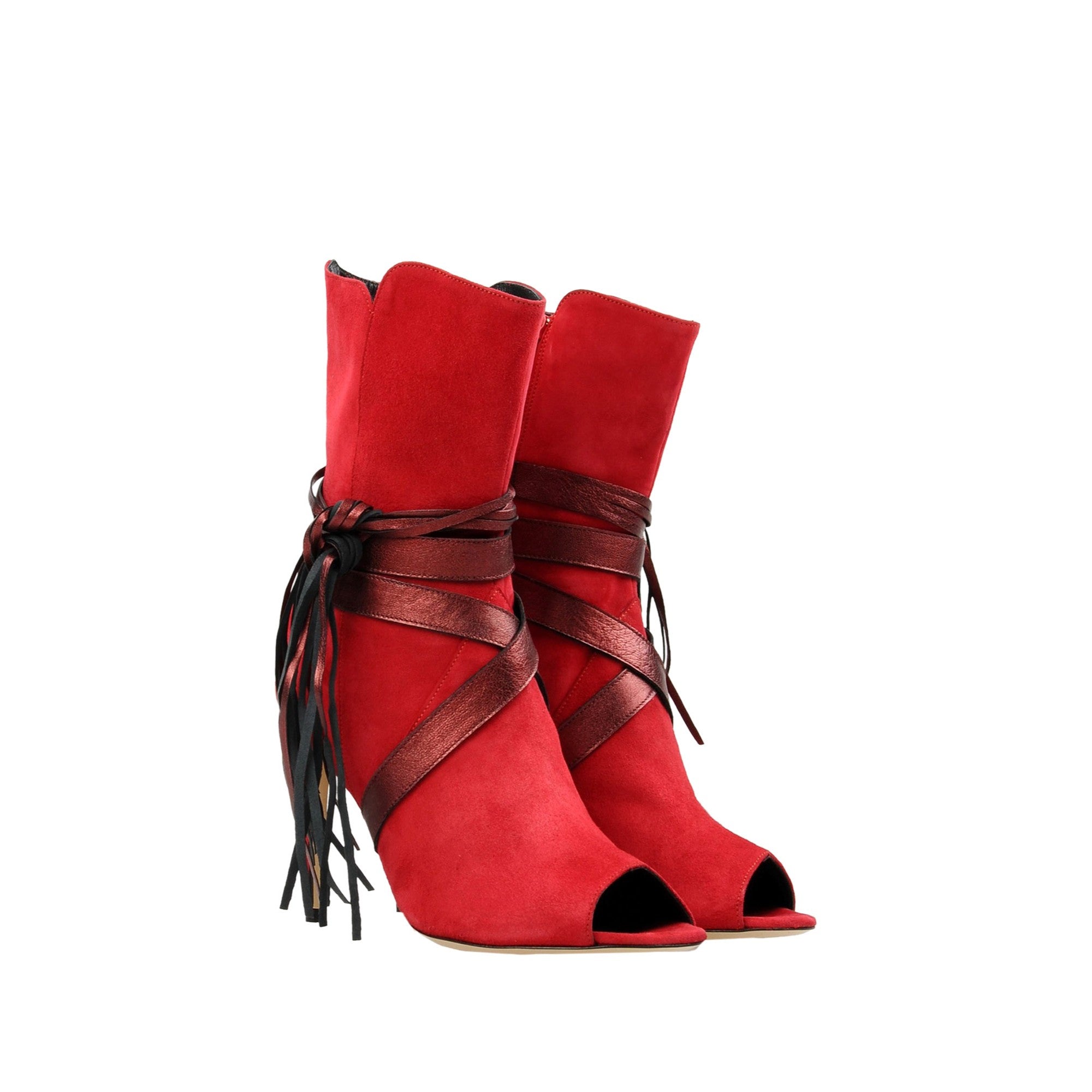 Women 8 Ankle boots - Red