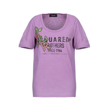 Women Dsquared2 T-shirts - Light purple