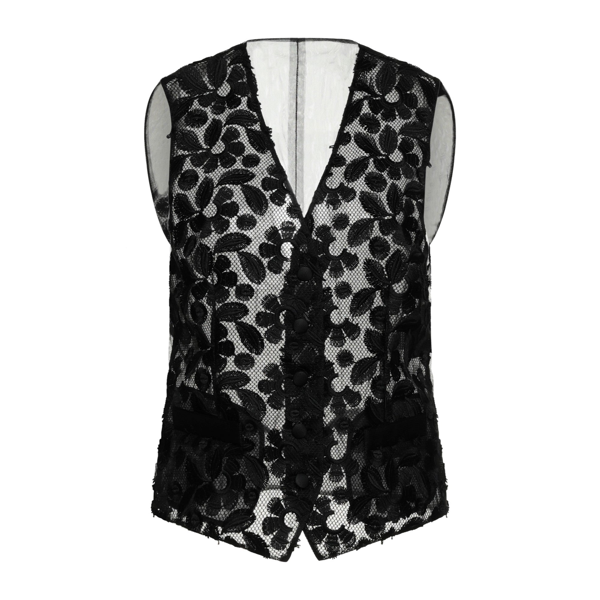 Women Dolce & Gabbana Vests - Black