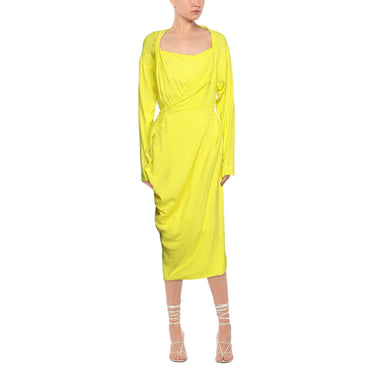 Women Vivienne Westwood Midi dresses - Acid green